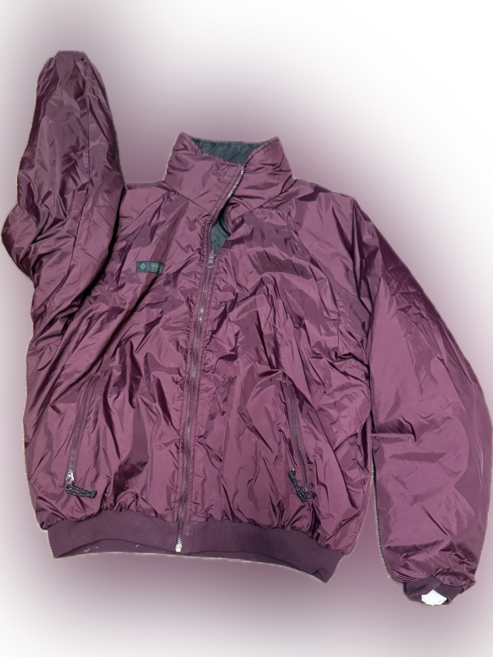 Menโs Columbia Reversible Lightweight Packable Jacket | Sz L